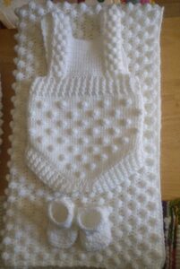 Bobble Stitch Baby Set