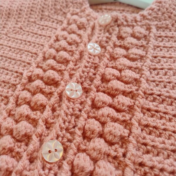 Poppy Seed Baby Cardigan - Image 3