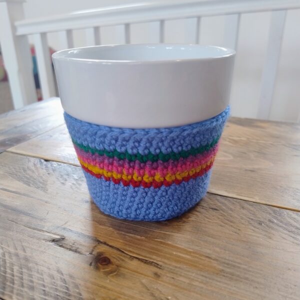 Crochet Covered Plant Pot - Image 14