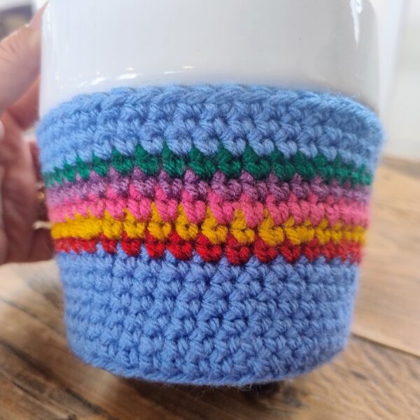 Crochet Covered Plant Pot - Image 15