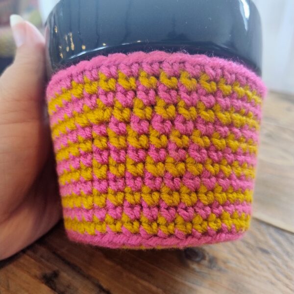 Crochet Covered Plant Pot - Image 10