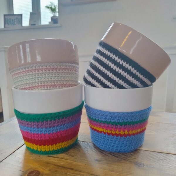 Crochet Covered Plant Pot - Image 11