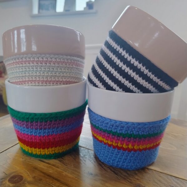 Crochet Covered Plant Pot - Image 12