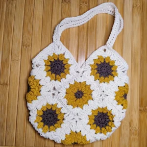 DIGITAL FILE Small Sunflower Bag Pattern