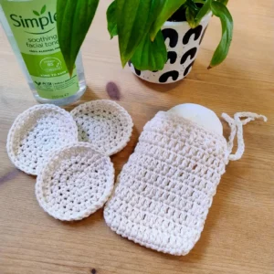 DIGITAL FILE Soap Saver Pouch and Face Scrubbie