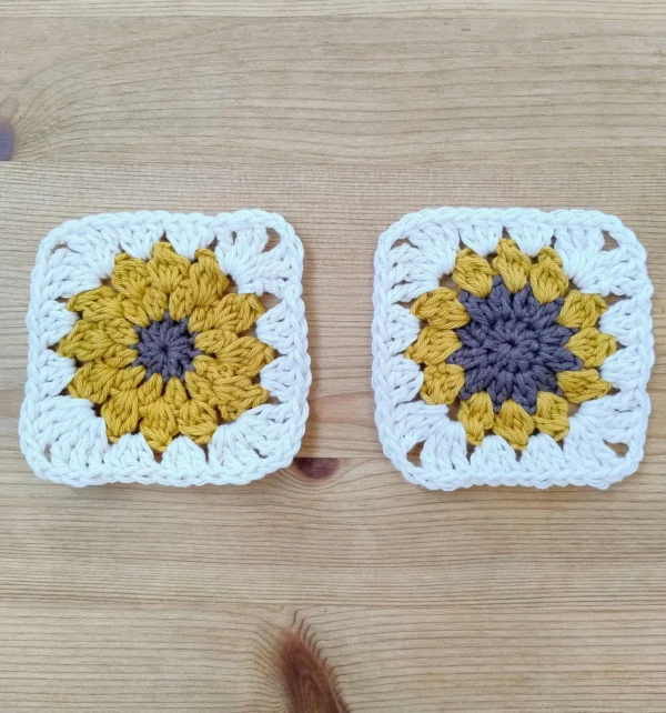 Sunflower Granny Square Crochet Kit - Image 3