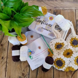 Sunflower Bag Crochet Kit